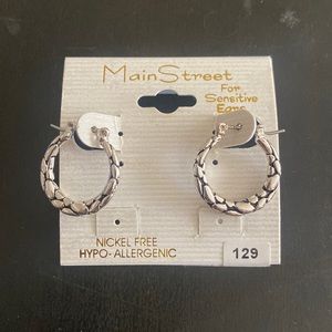 Main Street nickel free hoop earrings